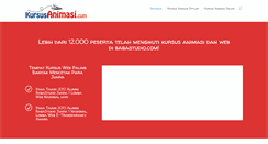 Desktop Screenshot of kursusanimasi.com